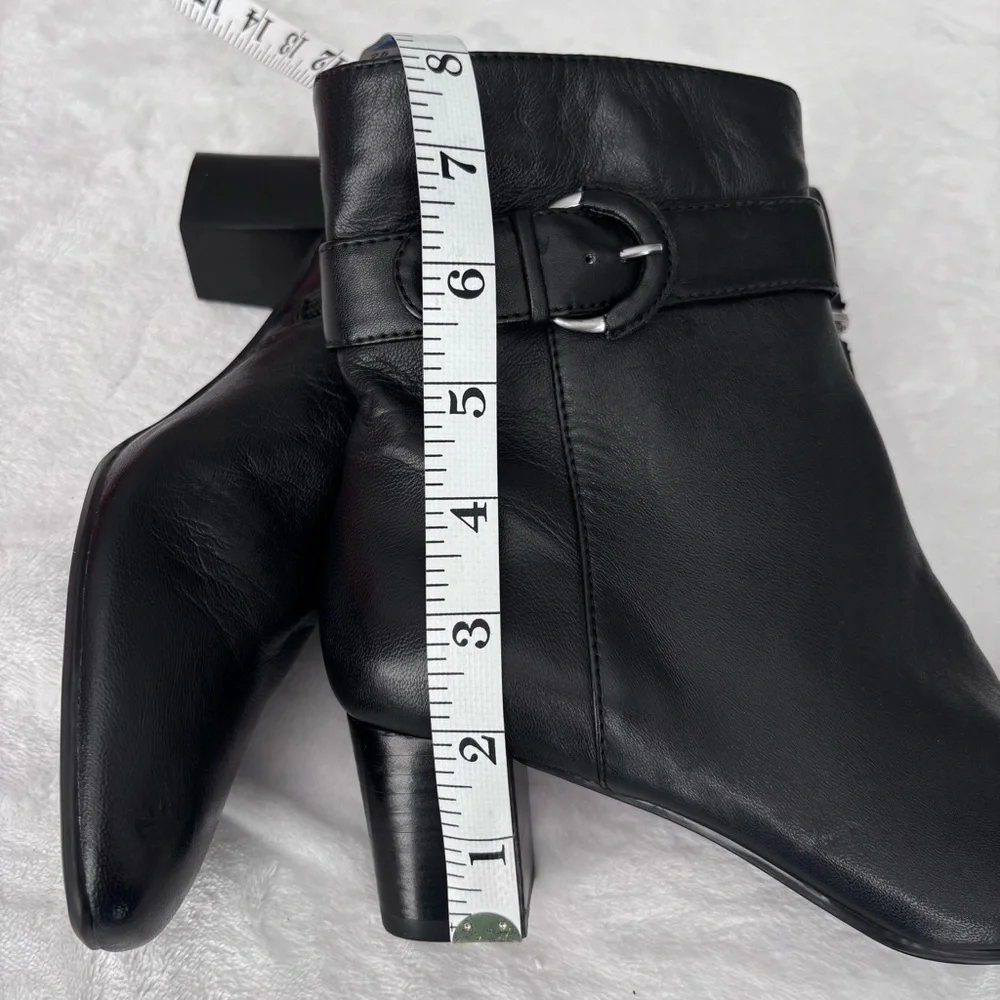Bandolino Demelza Black Genuine Leather Boots--6.5 - Picture 13 of 13